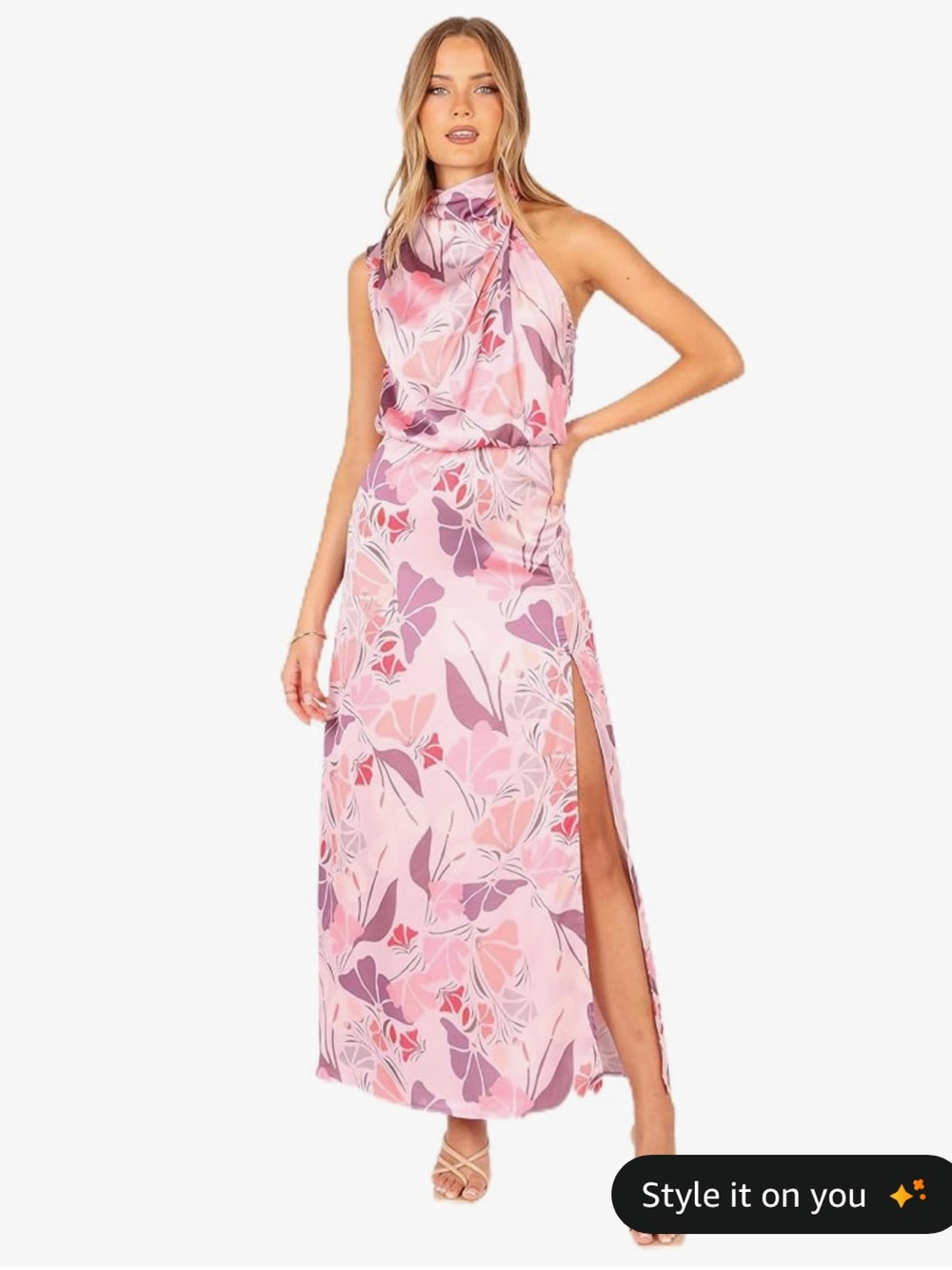 Petal & Pup Amelia halter floral dress